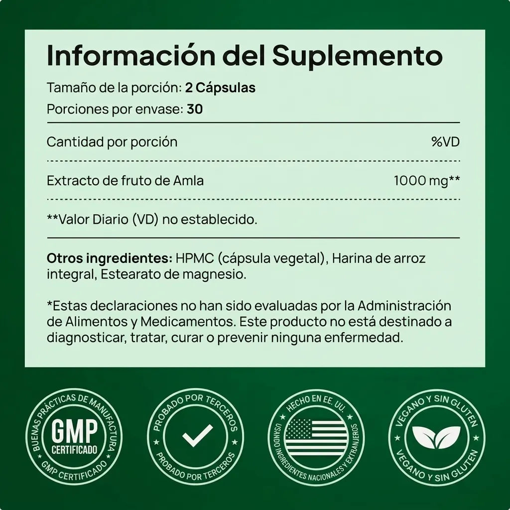Amla Superfruta – Cápsulas