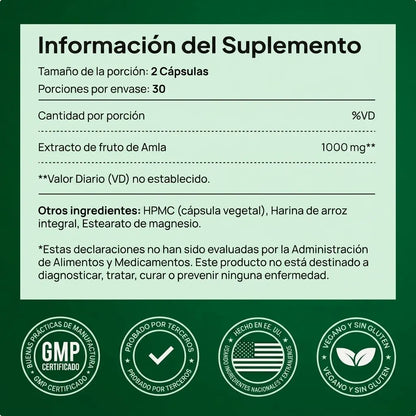 Amla Superfruta – Cápsulas